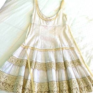 White free people dress.